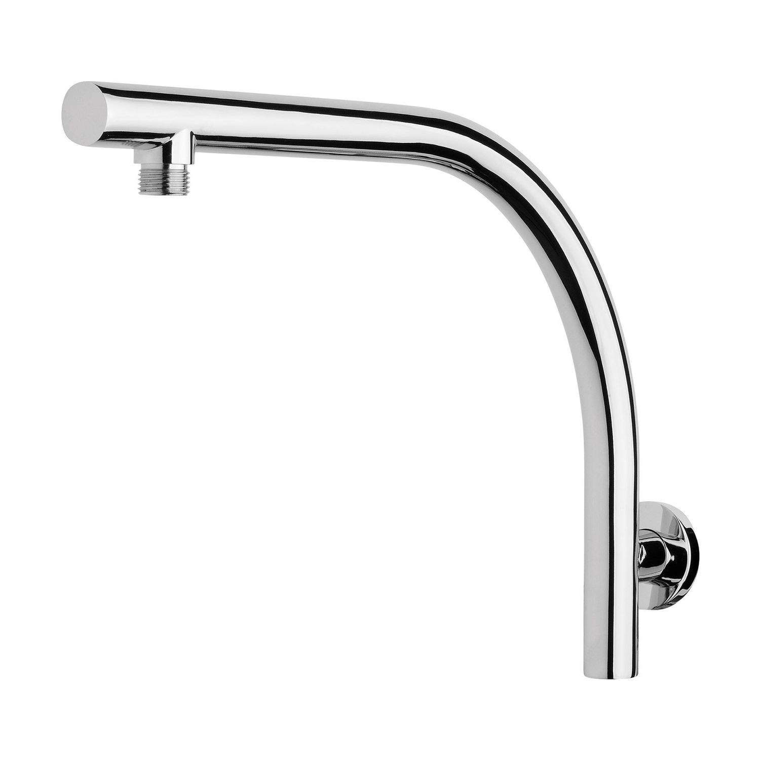 Rush High-Rise Shower Arm, Colour: Chrome