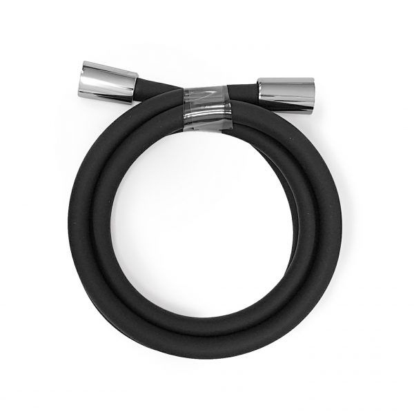 NX Shower Hose Black, Colour: CHR/MB