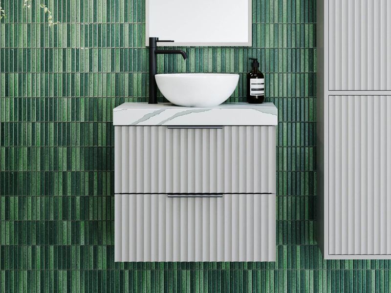 Billie Small Space Vanity - Wall Hung