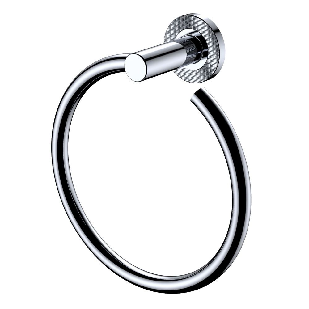 Axle Hand Towel Ring, Colour: Chrome