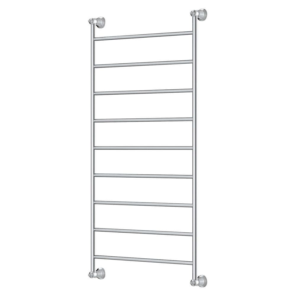 Lillian Heated Towel Rail, 600 x 1200mm, Colour: Chrome