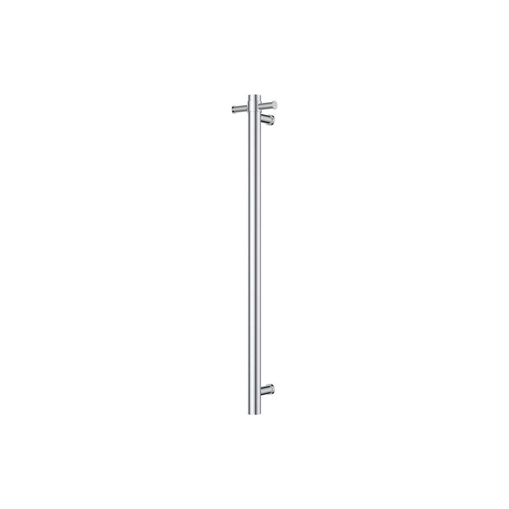 Isabella Vertical Heated Towel Rail, 100 x 900mm, Colour: Chrome