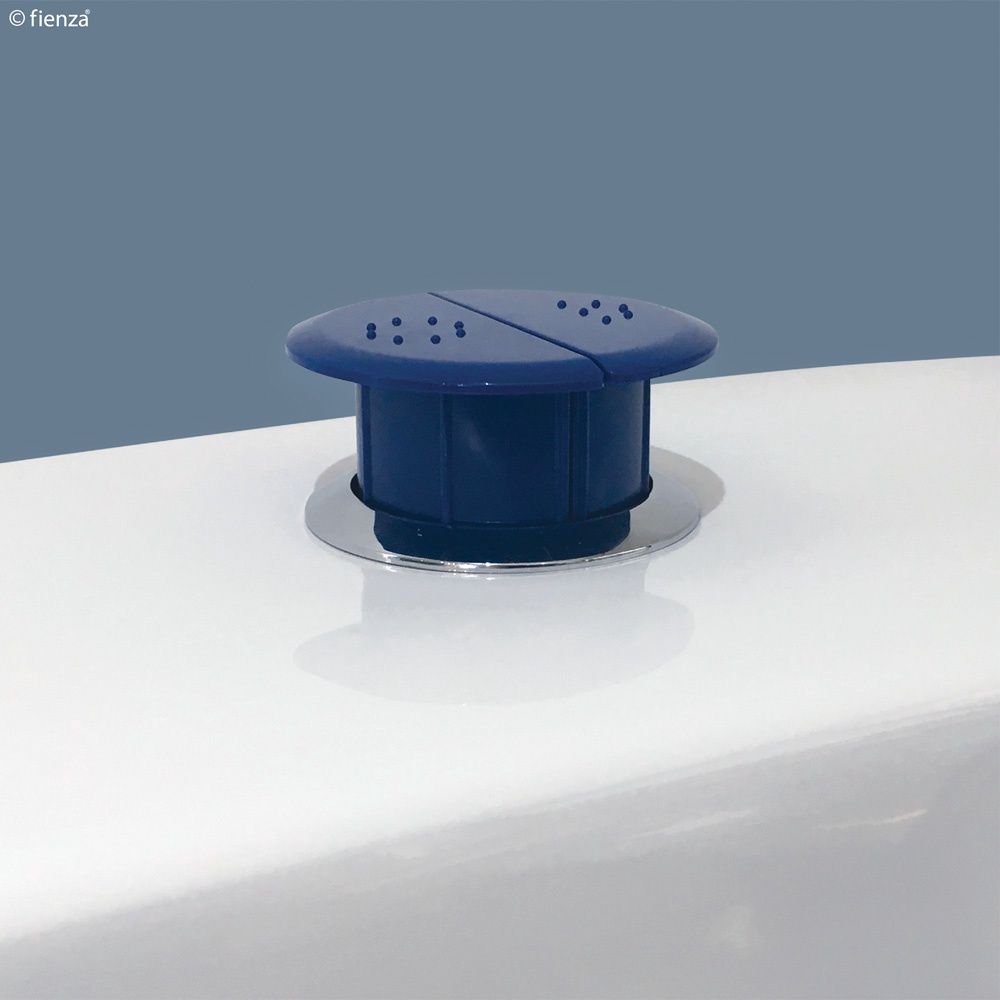 Raised Care Flush Buttons, Colour: Blue