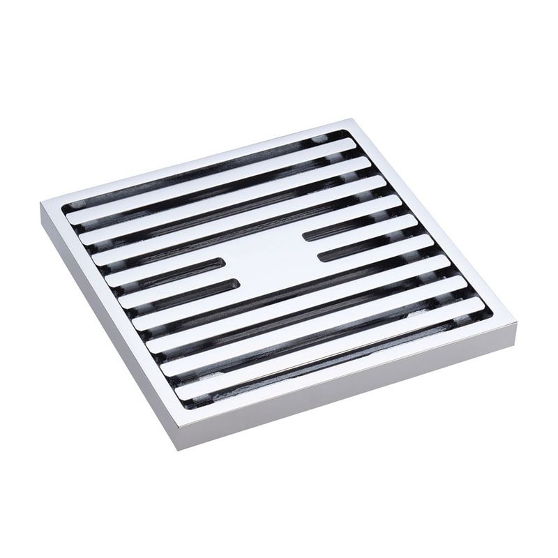 Square Slim Grate Floor Waste, 88mm Outlet