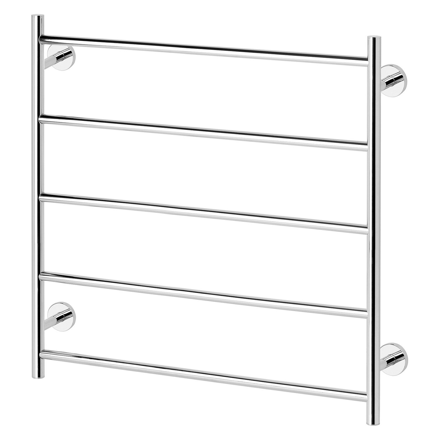 Radii Towel Ladder 750x 740mm Round Plate, Colour: Chrome