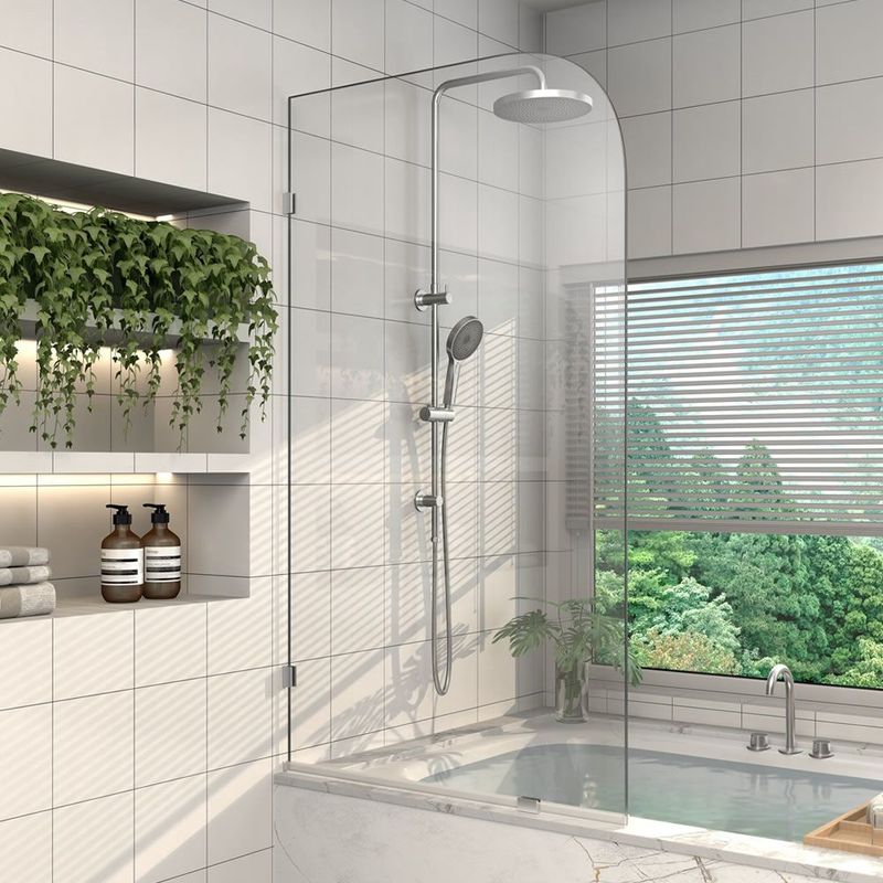 Alpine Fixed Bath Screen 850w x 1500h