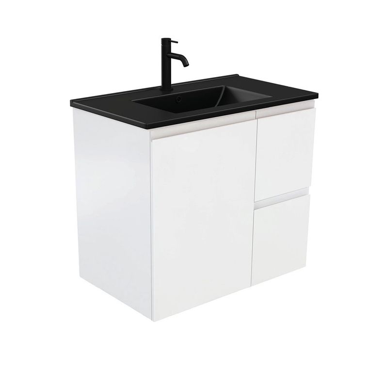 Fienza Fingerpull Moulded Top Vanity Wall Hung