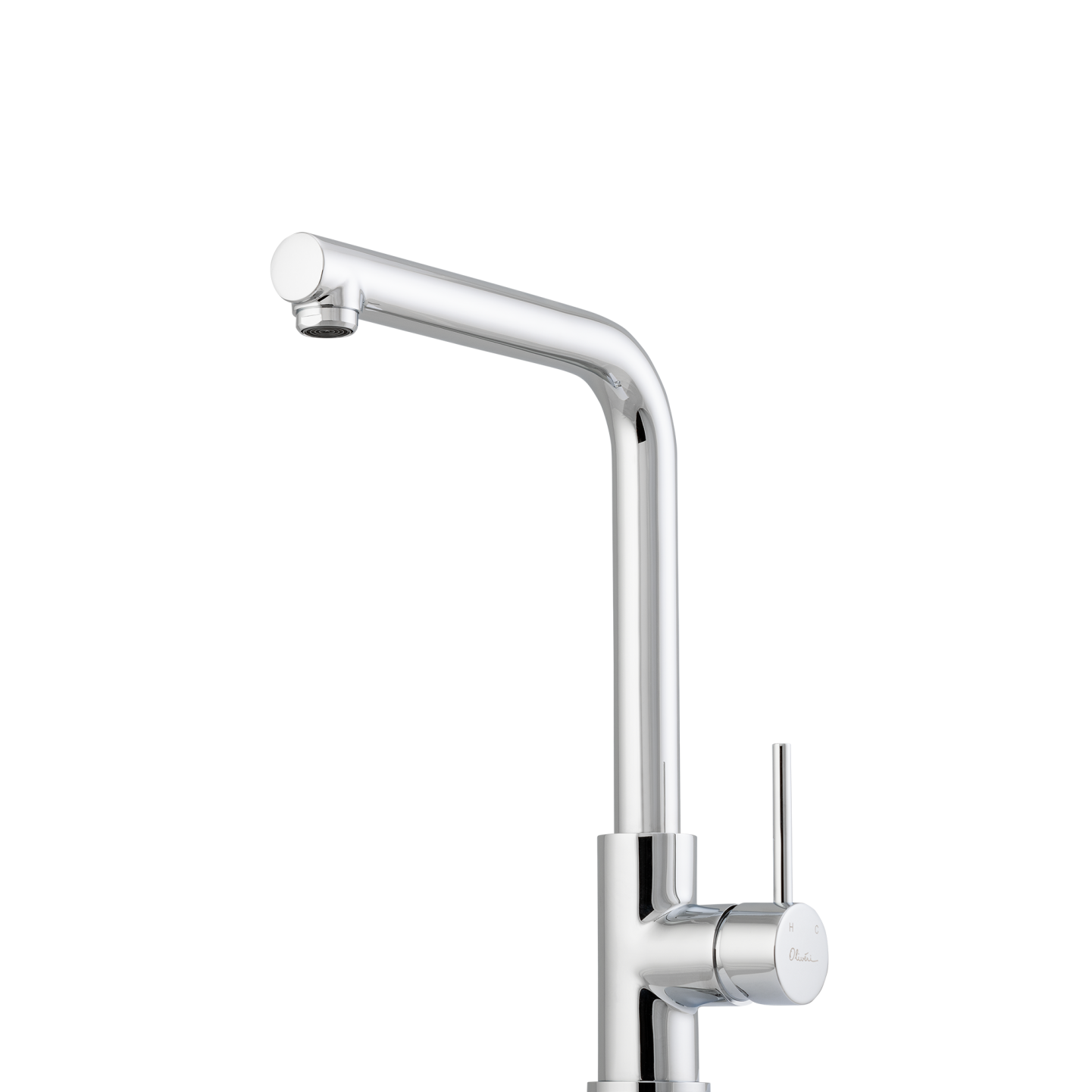 Venice Right Angle Mixer, Colour: Chrome