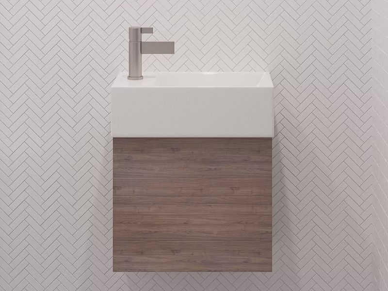 Lottie Small Space Vanity - Wall Hung