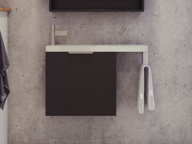 Oscar Small Space Vanity - Wall Hung