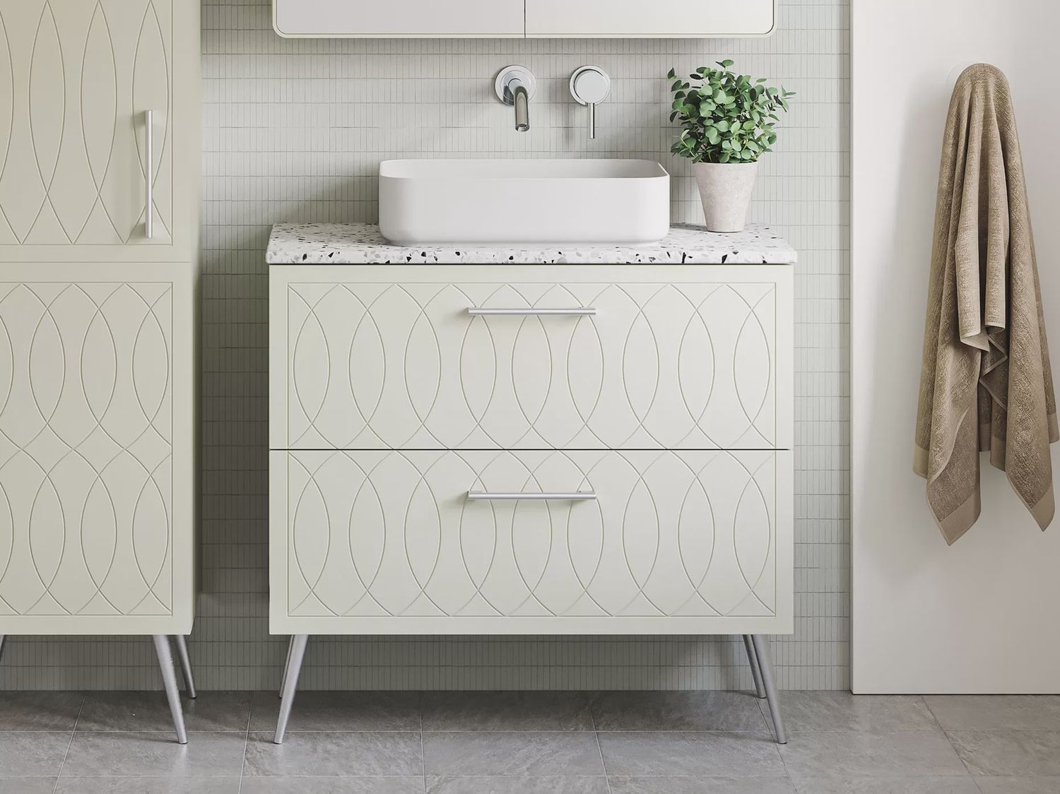 Sutherland House Vanity - On Legs