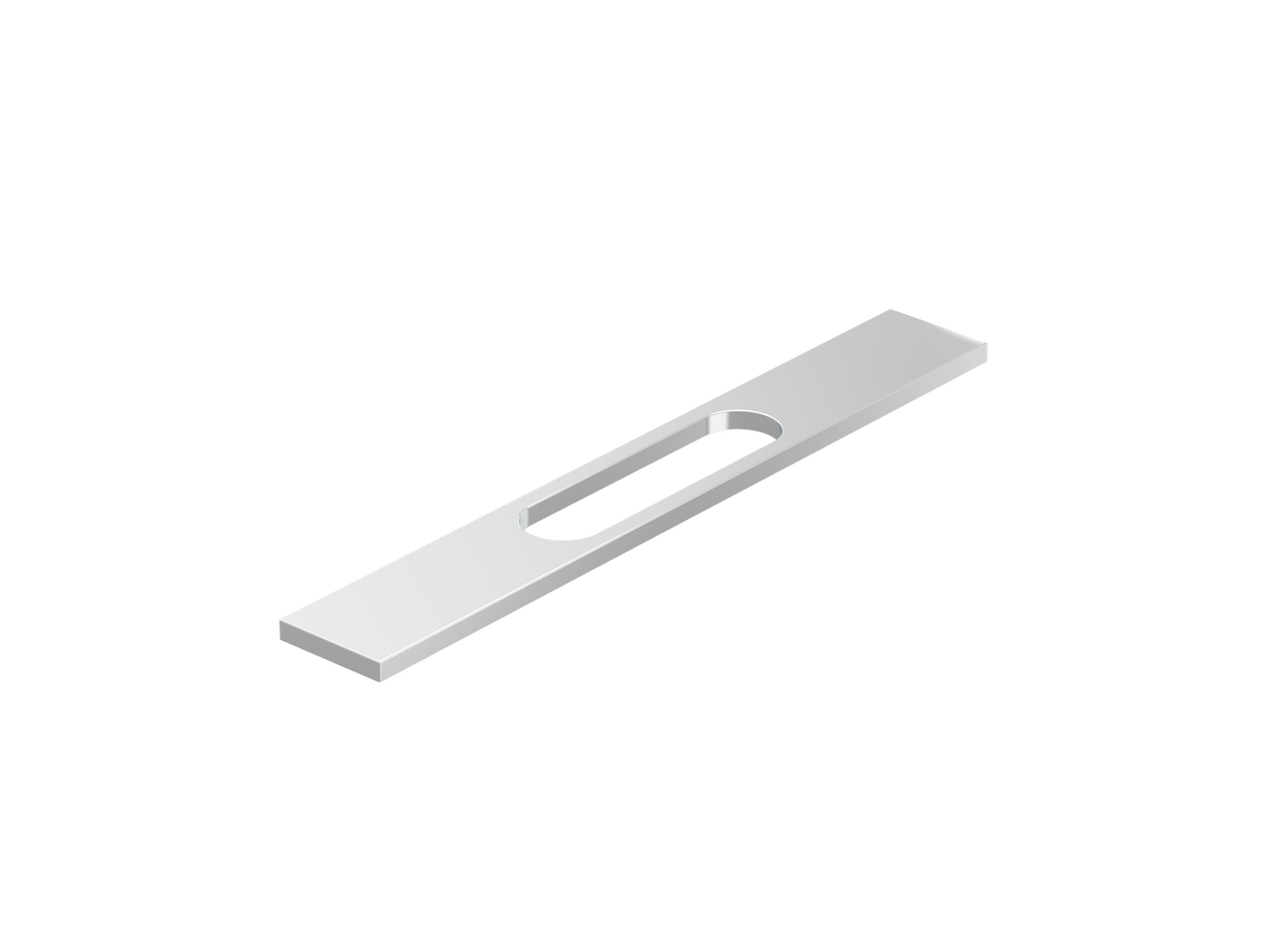 ADP Cabinet Handles - Orbit, Finish: Chrome, Option: With ADP Vanity, Size: 224mm