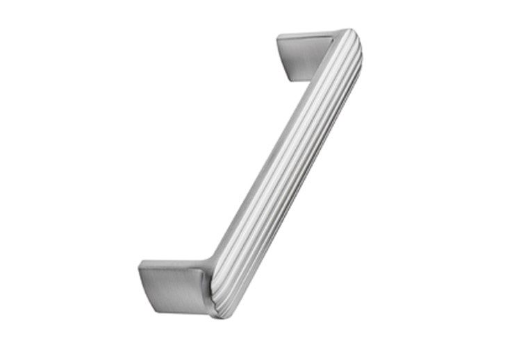 ADP Premium Cabinet Handles - Fluted, Finish: Brushed Nickel, Option: With ADP Vanity, Size: 128mm