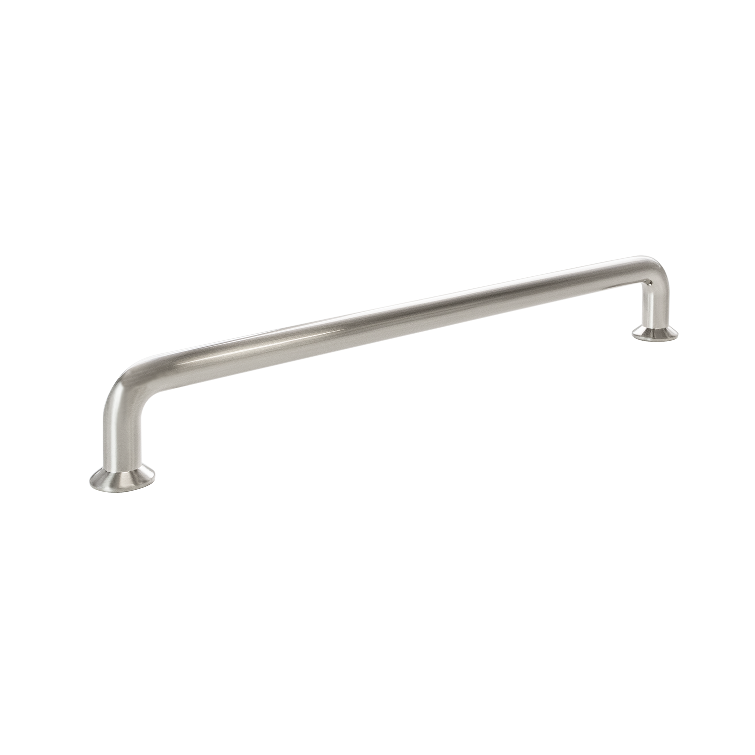 ADP Premium Cabinet Handles - Stirling, Finish: Brushed Nickel, Option: With ADP Vanity, Size: 128mm