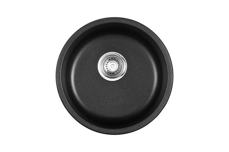 Bellevue Round Sink, Colour: Matte Black