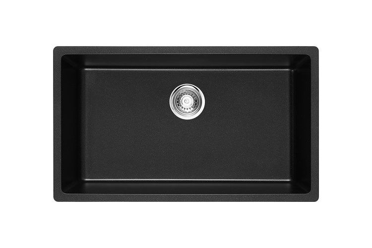 Bellevue Large Rectangular Sink, Colour: Matte Black