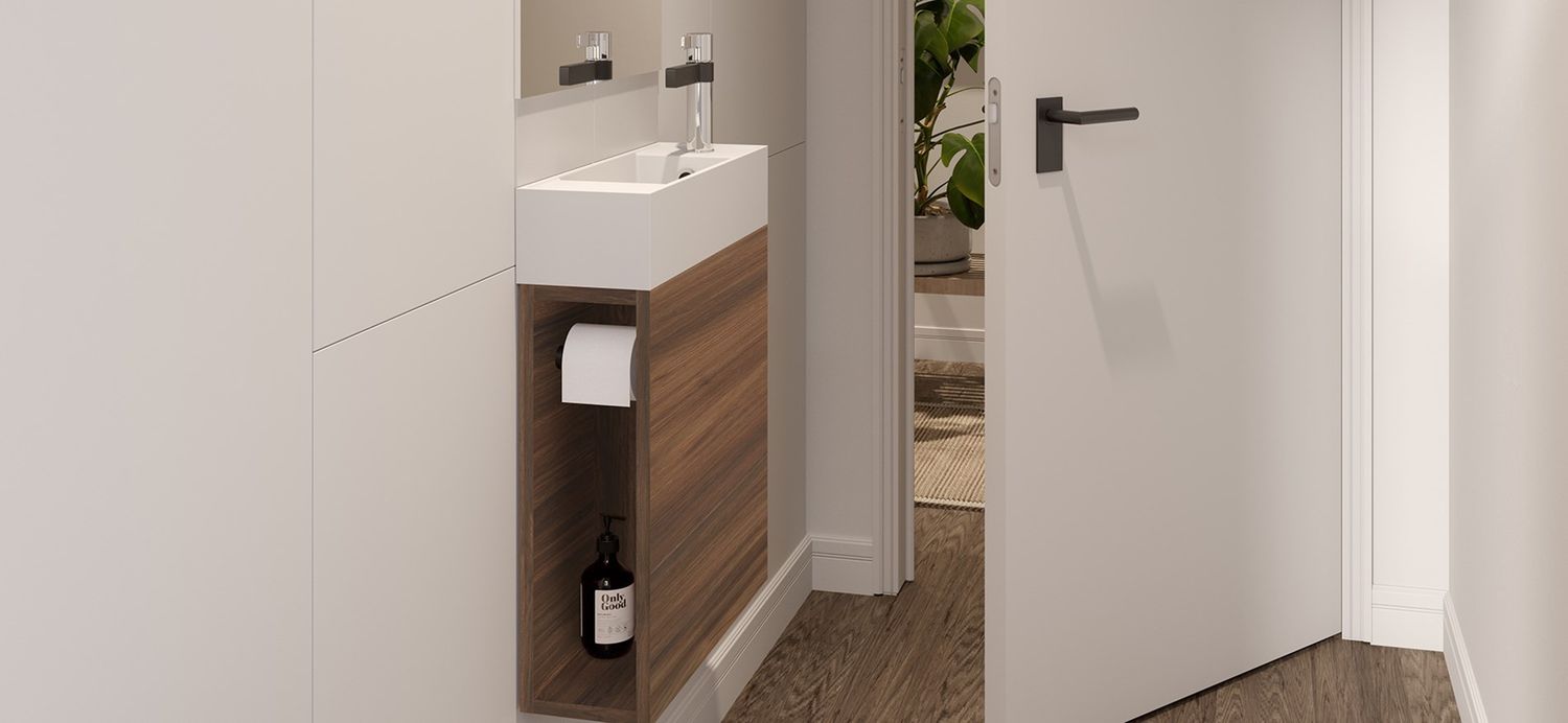 Allie Wall Hung Small Space Vanity