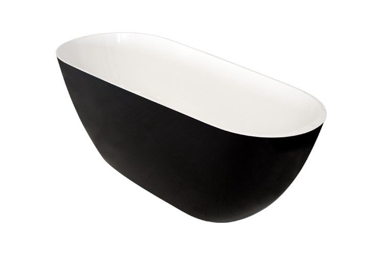 Day Dream Bath, Colour: Gloss Black &amp; Gloss White