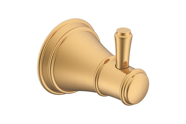 Eternal Robe Hook, Colour: Brushed Brass