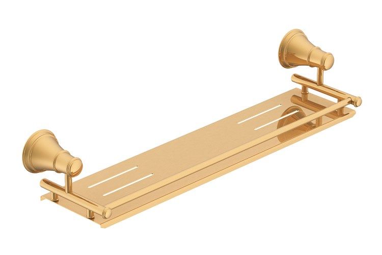 Eternal Shower Shelf, Colour: Brushed Brass