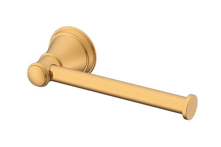 Eternal Toilet Roll Holder, Colour: Brushed Brass