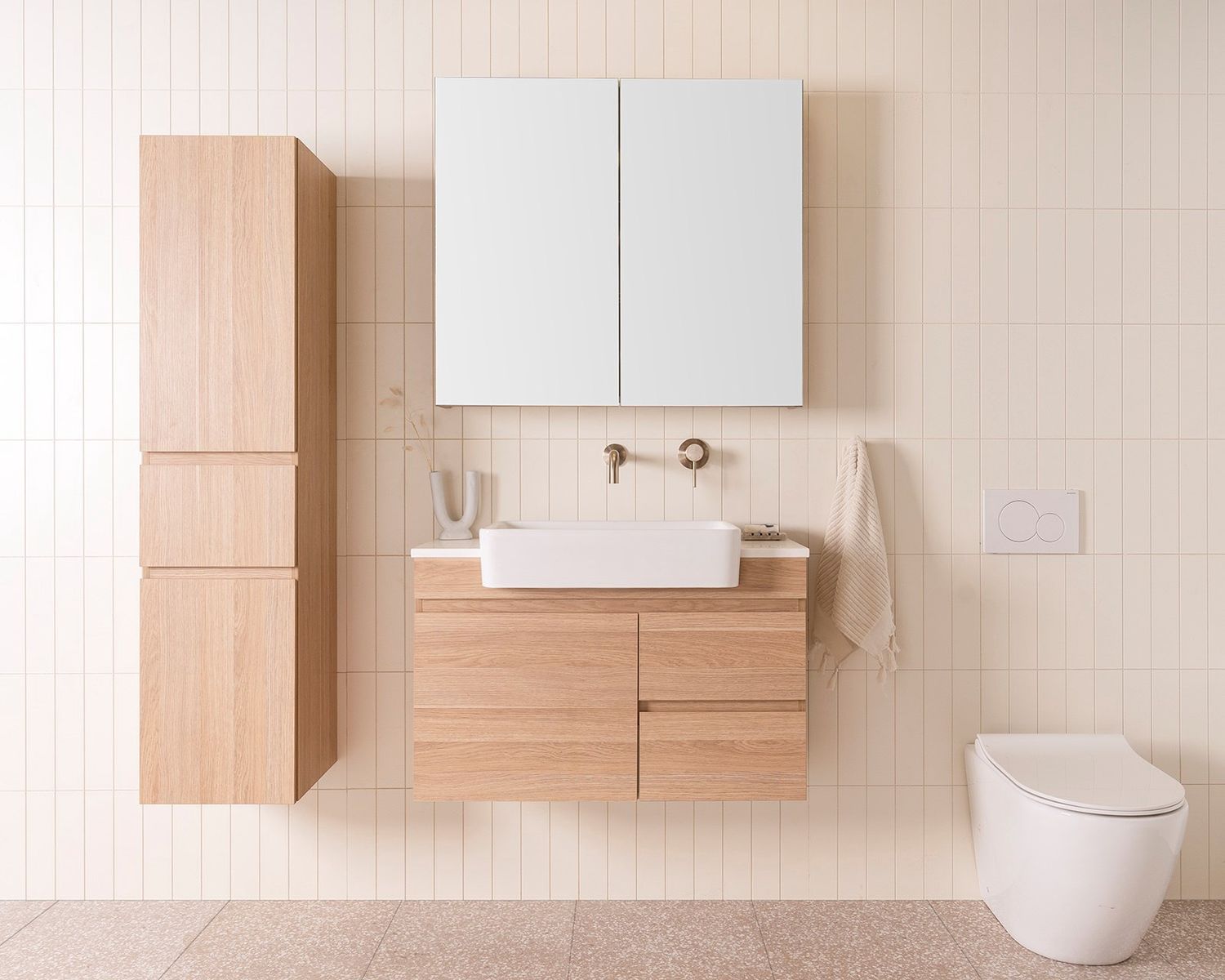 Glacier Door &amp; Drawer Tallboy