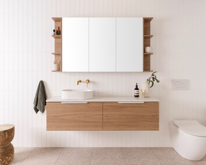 Glacier Wall Hung Ensuite, All Drawer Vanity - Slim