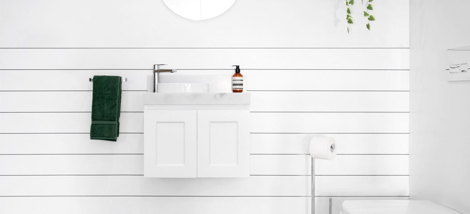 London Mini Wall Hung Small Space Vanity