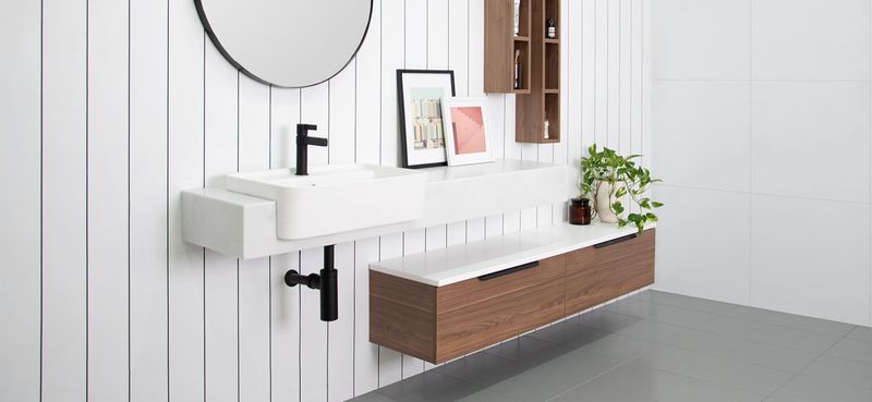 Michel Wall Hung Semi Recessed Vanity