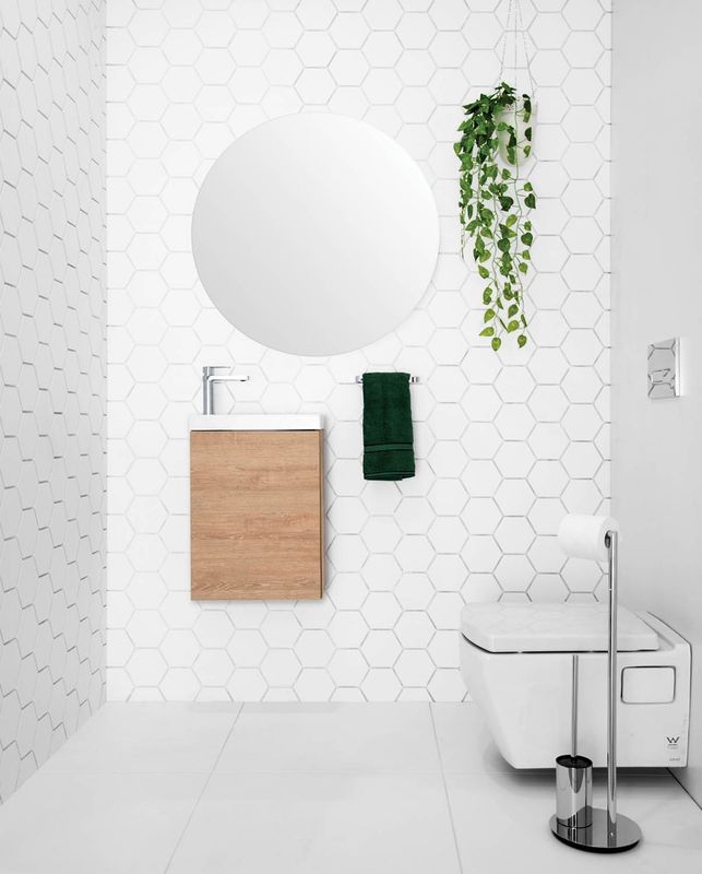 Petite Wall Hung Small Space Vanity