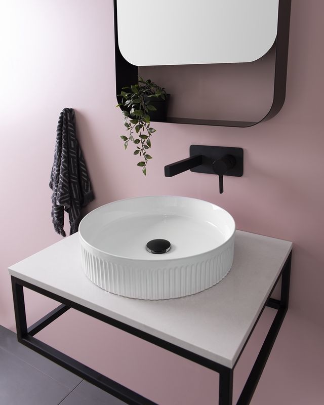 Round Fluted Above Counter Basin