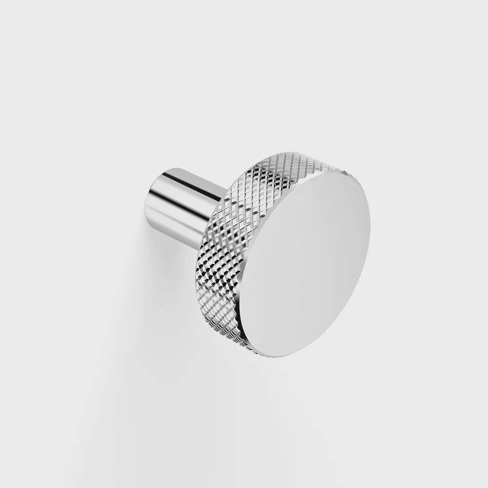 Cabinet Hardware - Round Pull 29mm - Knurl