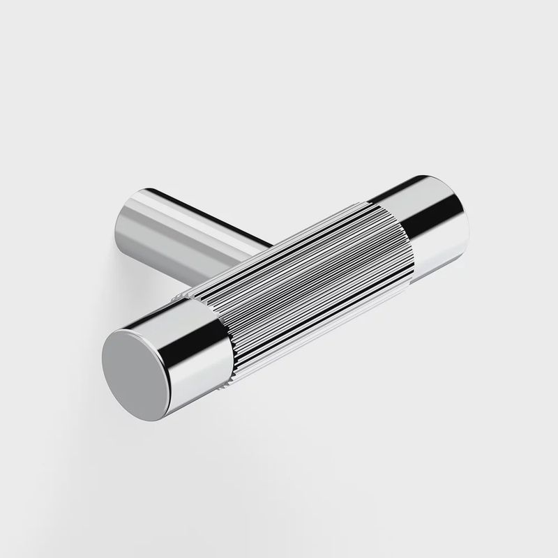 Cabinet Hardware - T-Bar Pull Centre Fluted