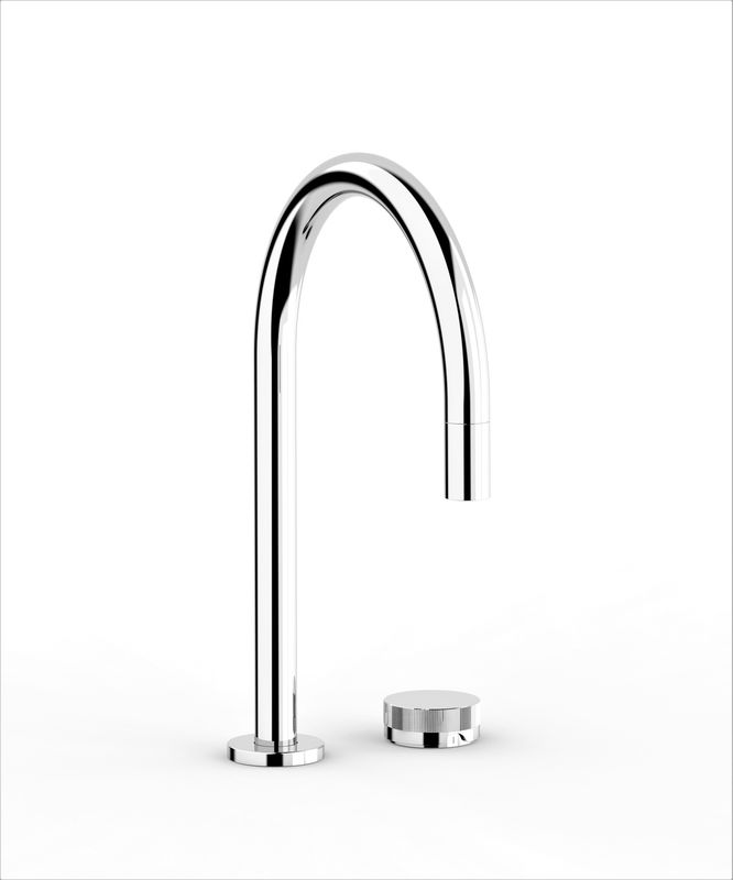 Zero Progresiv Fluted Sink Mixer Curve Pull Out