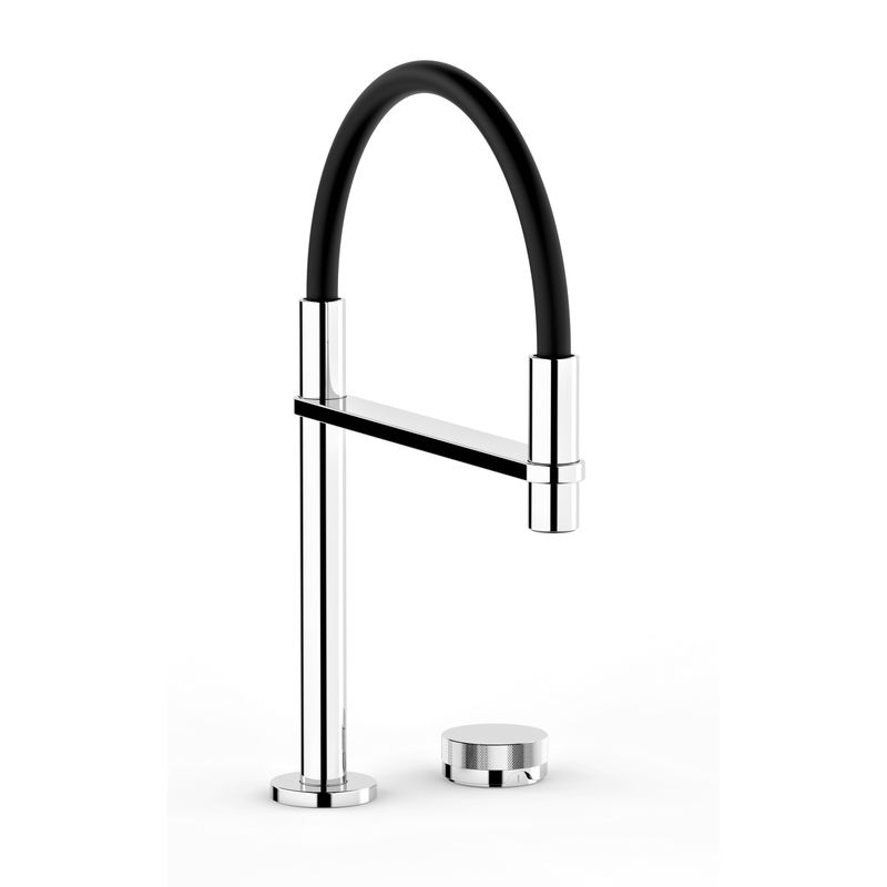 Zero Progresiv Knurl Sink Mixer Pull Down