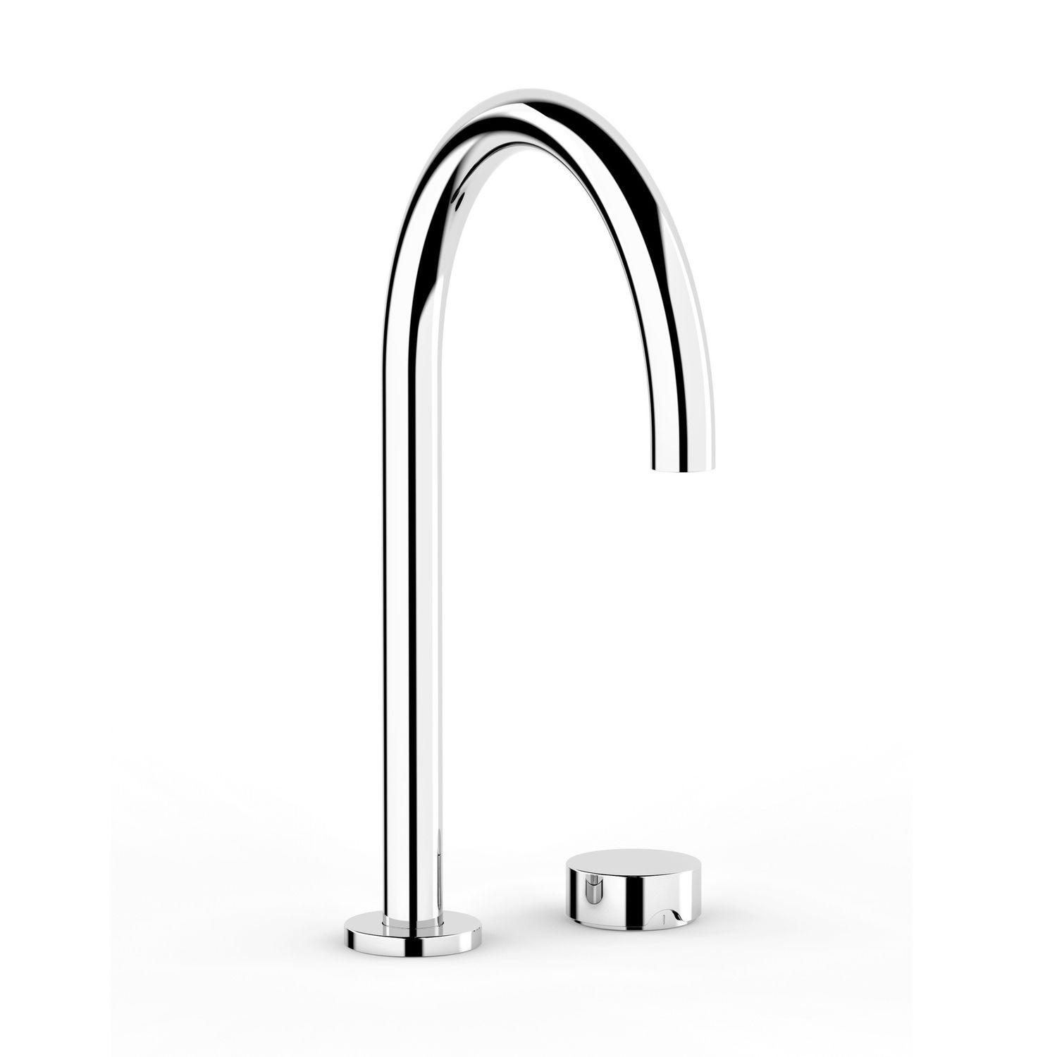 Zero Progresiv Smooth Hob Bath Mixer Curve