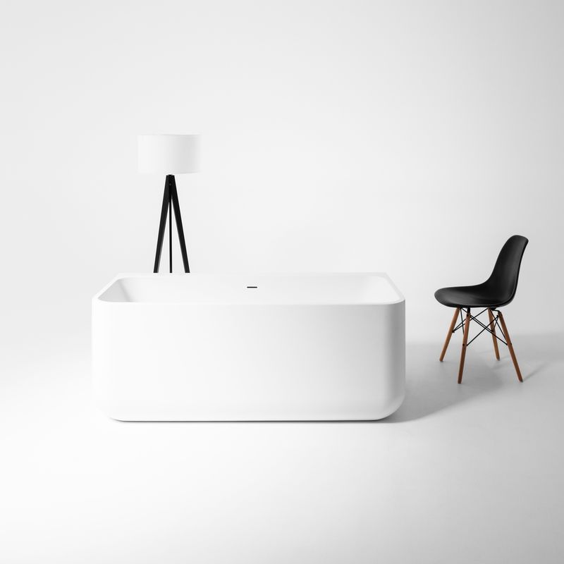 Silkstone Hauge Back to Wall Bath