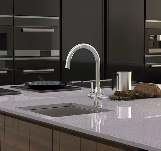 Tripla Elite Z1-E10 Mixer Tap &amp; Filter Bundle, Finish: Chrome