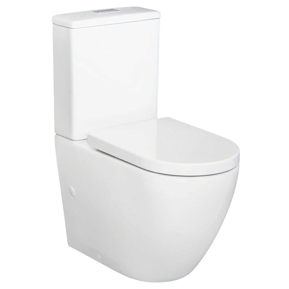 Alix Back-to-Wall Toilet Suite, Waste Trap: Universal P-Trap/S-Trap (90-160)