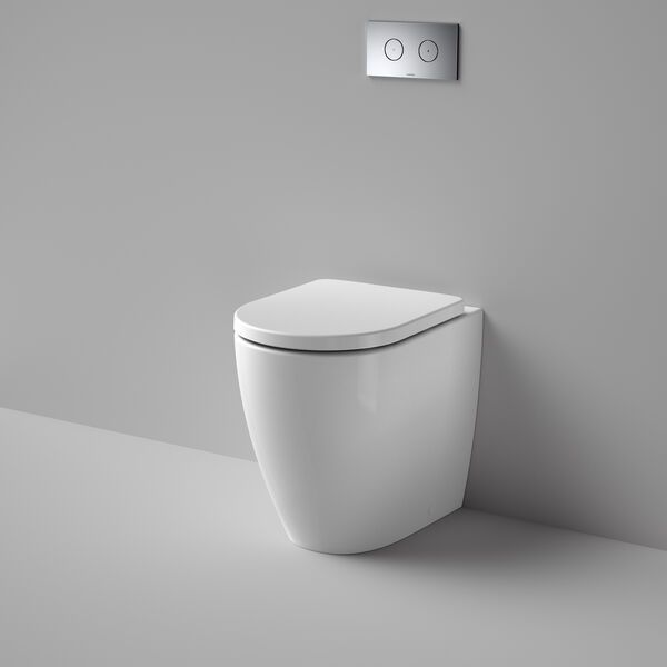 Urbane II Cleanflush Compact Invisi Series II Wall Faced Toilet Suite