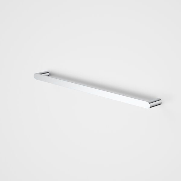 Urbane II Single Towel Rail, Finish: Chrome, Size: 625mm