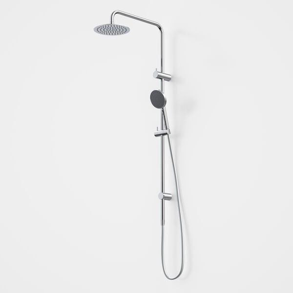 Urbane II Rail Shower with Overhead, Finish: Chrome, Size: 200mm Overhead
