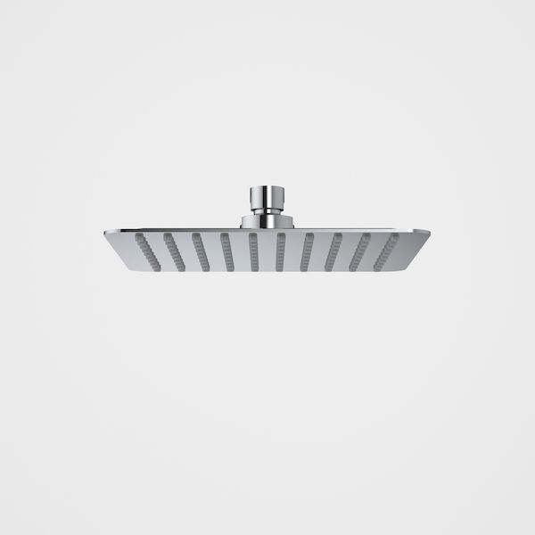 Urbane II Square Rain Shower Head, Finish: Chrome, Size: 200mm