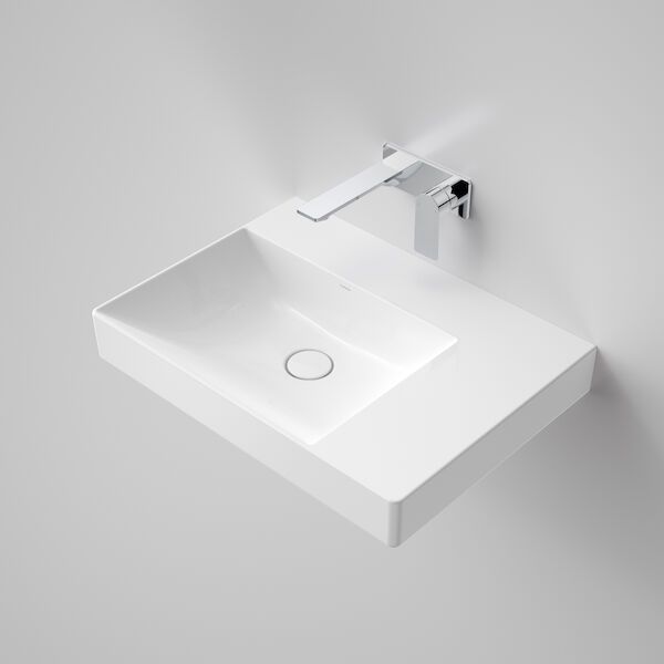Urbane II Shelf Wall Basin, Option: No Tap Hole, Type: Right Hand Shelf