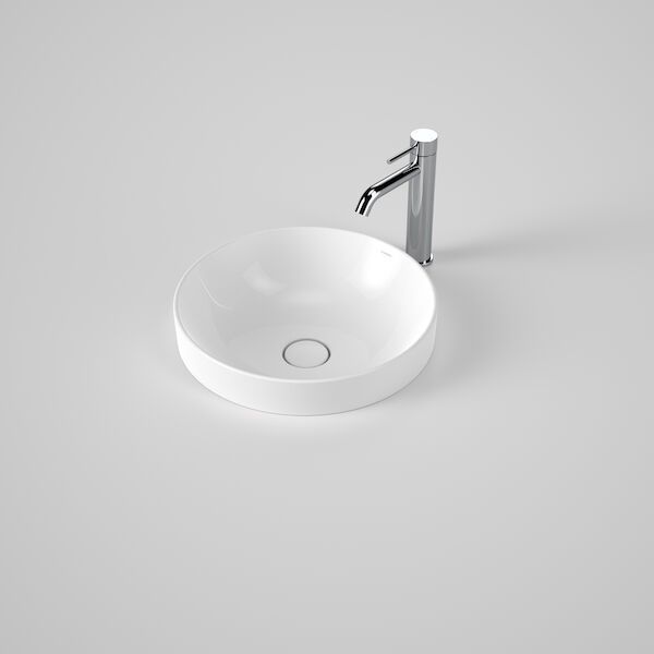 Liano II 400mm Round Inset Basin, Colour: White