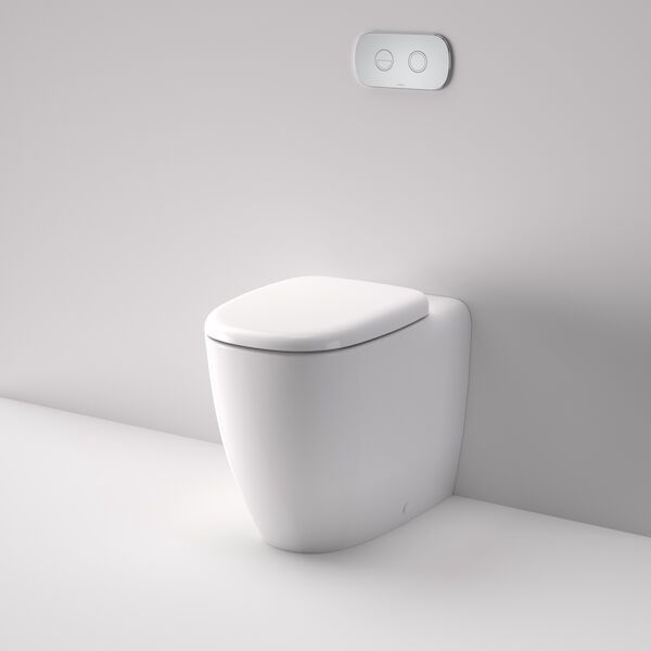 Contura II Cleanflush Invisi Series II Wall Faced Toilet Suite, Colour: White