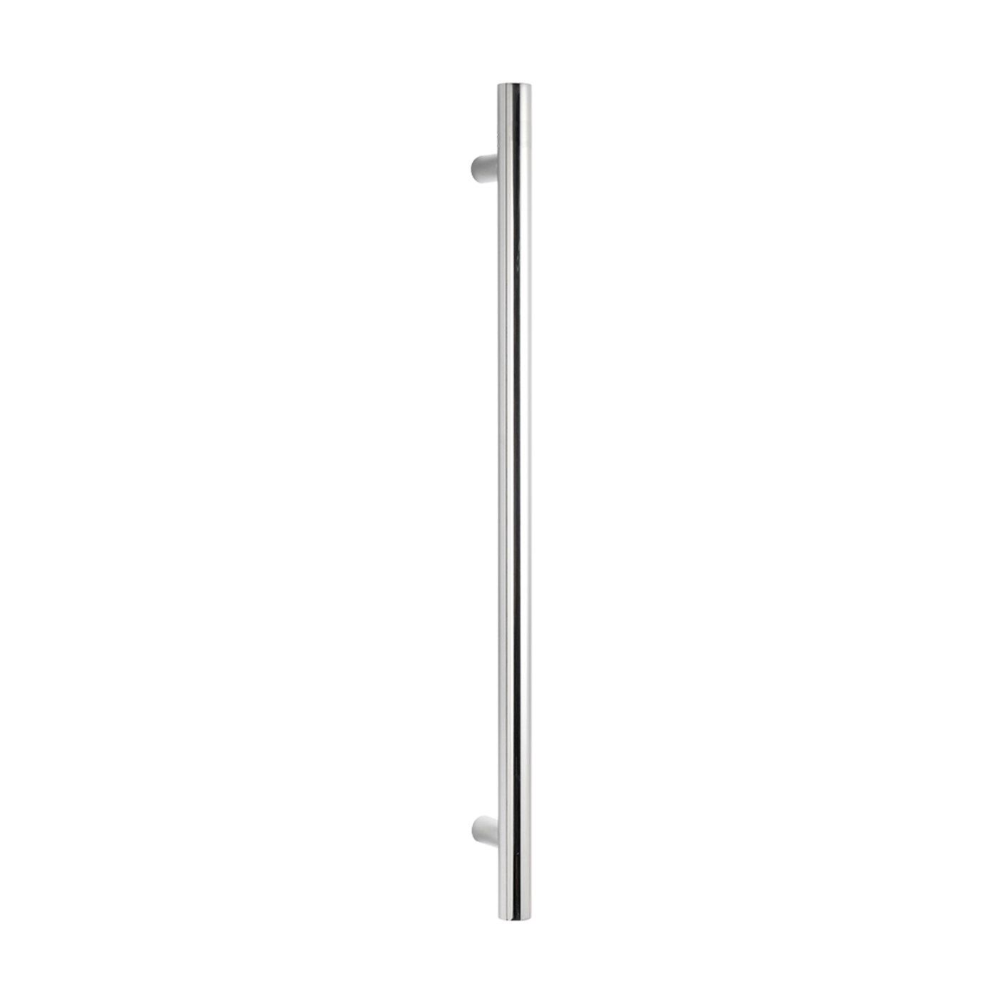 Non Heated Vertical towel rail Round (40mm x 950mm), Colour: Mirror Polished
