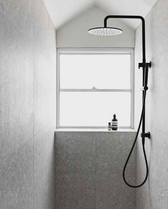 Round Combination Shower Rail, 300ml Rose, Single Function Hand Shower