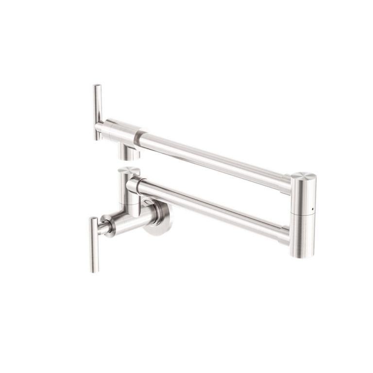 Zen Stainless Steel Pot Filler, Finish: Brushed Nickel