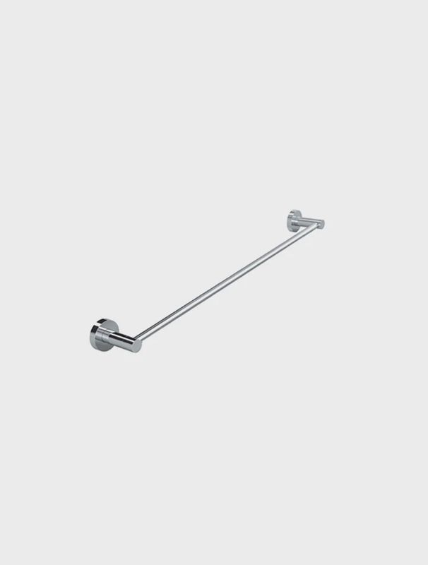 Round Single Towel Rail 600mm